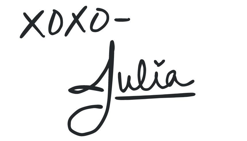 XOXO - 
Julia 

Creator Signature